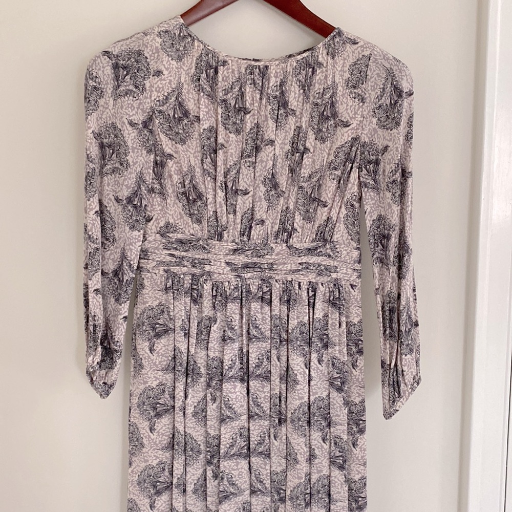 Boden Spring Floral Lilac Dress